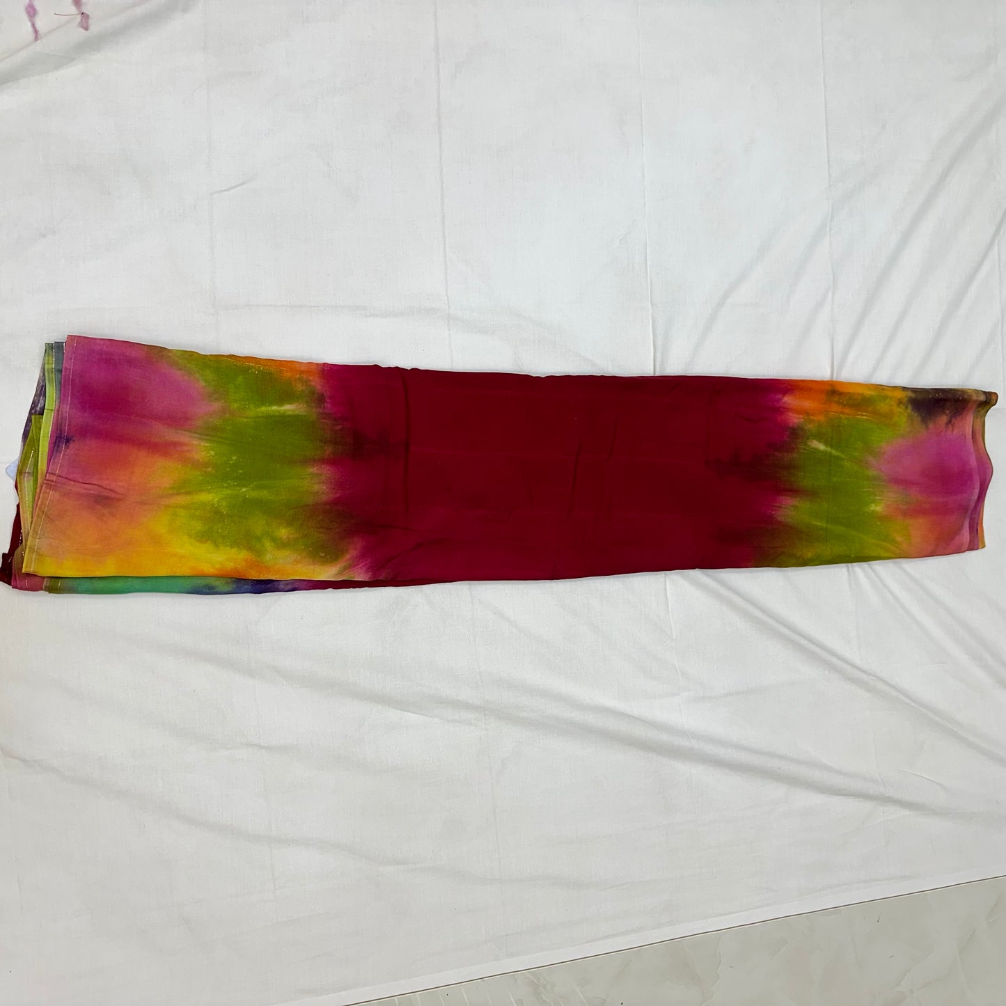 Fancy Soft Silk Saree - Multi color